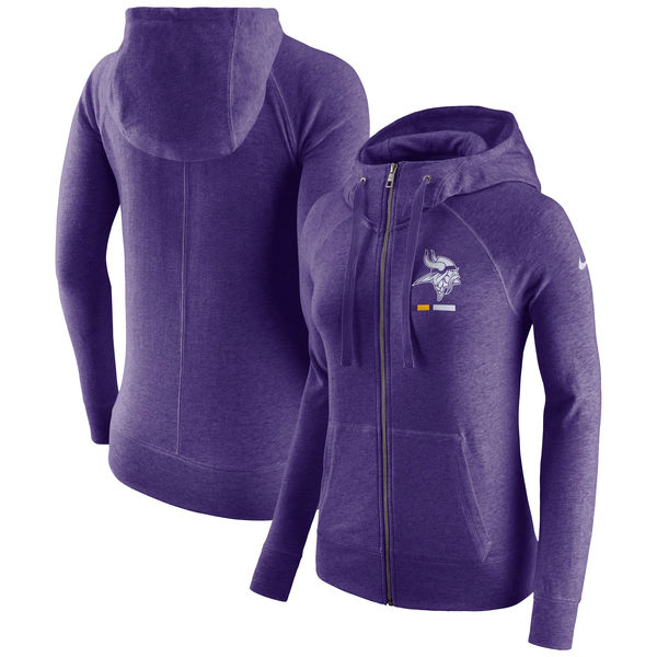 Women's Minnesota Vikings Nike Gym Vintage Full Zip Hoodie Purple,We sell and wholesale Women's Minnesota Vikings Nike Gym Vintage Full Zip Hoodie Purple on line form chian!